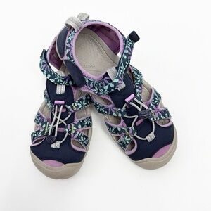 Keen Seacamp II CNX Multisport Sandal Outdoor Water Shoes Purple Floral size 5